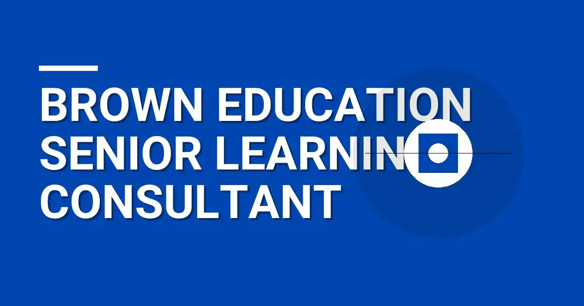 Brown Education Senior Learning Consultant