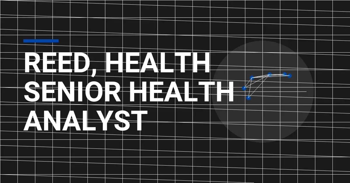 Reed, Health Senior Health Analyst