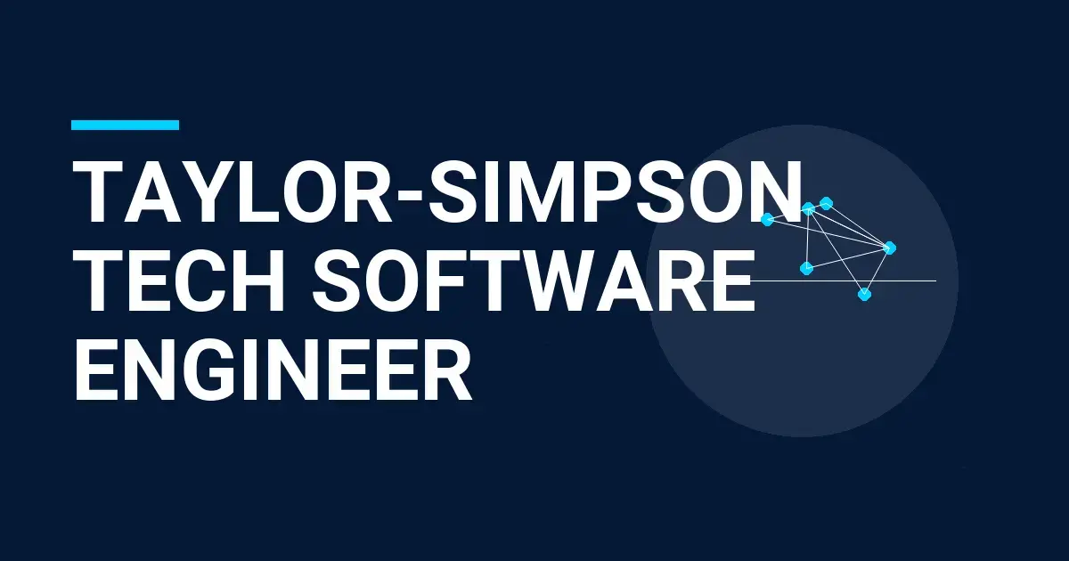 Taylor-Simpson Tech Software Engineer