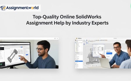 Top-Quality Online SolidWorks Assignment Help by Industry Experts
