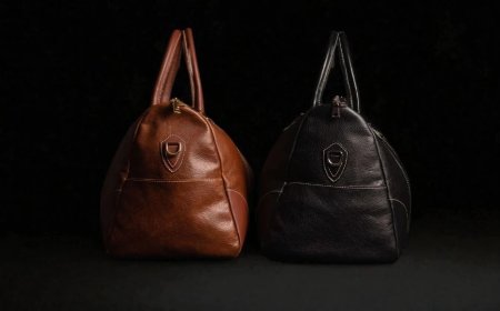 Men's Leather Duffle Bag: Travel in Style and Durability
