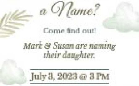 simple naming ceremony invitation templates
