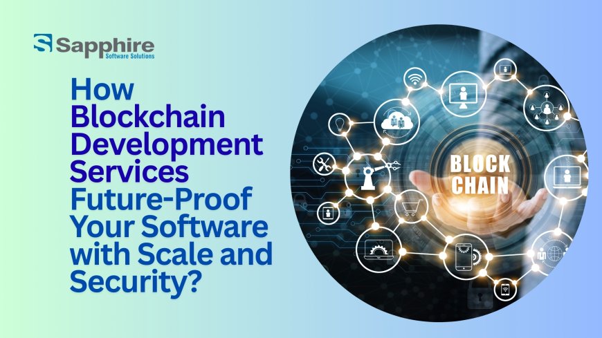 How Blockchain Development Services Future-Proof Your Software with Scale and Security?