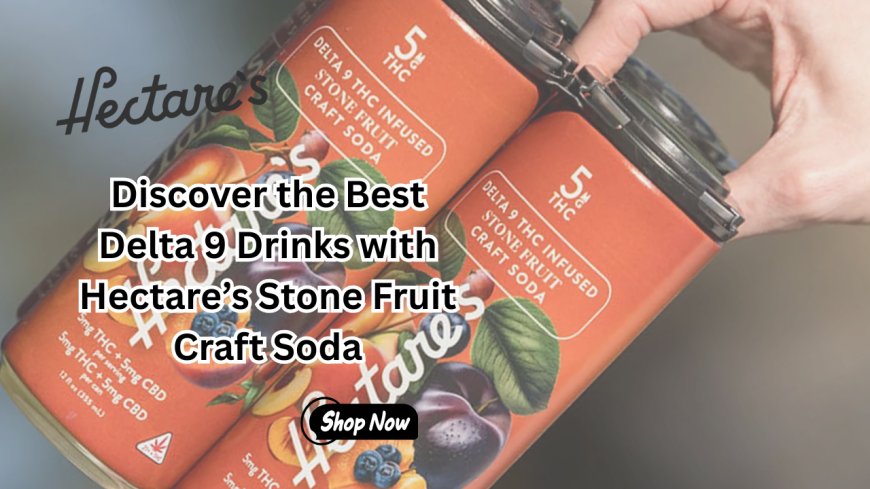Discover the Best Delta 9 Drinks with Hectare’s Stone Fruit Craft Soda